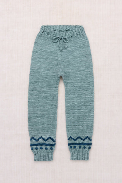 Misha & Puff Zig Zag Snowy Day Legging ~ Slate