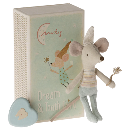 Maileg Mouse Tooth Fairy in a Box Little Brother