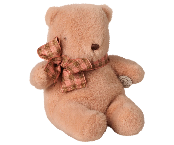 Maileg Mini Plush Teddy Bear ~ Vintage Rose