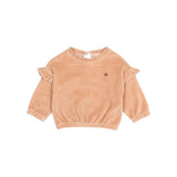 Buho Baby Velvet Sweatshirt ~ Rose