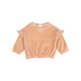 Buho Baby Velvet Sweatshirt ~ Rose