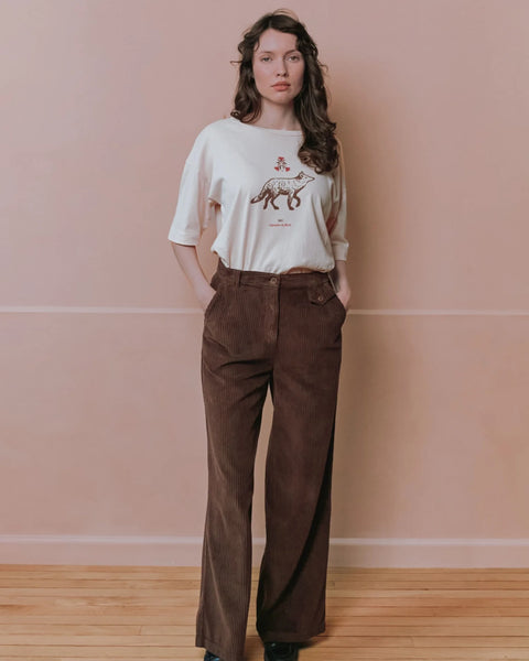 Emile et Ida Corduroy Trouser ~ Chestnut