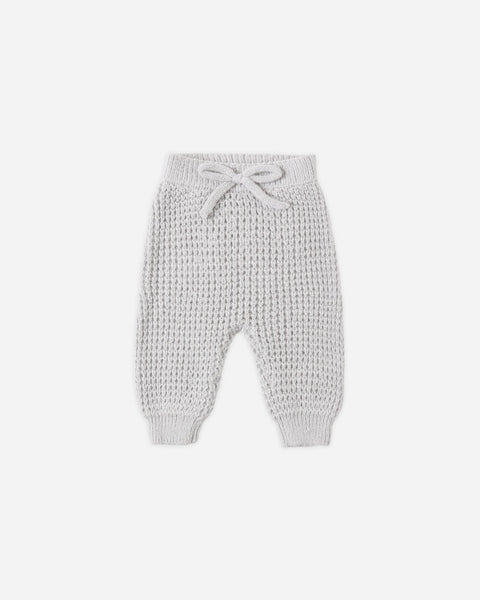 Quincy Mae Chunky Knit Pant ~ Fog