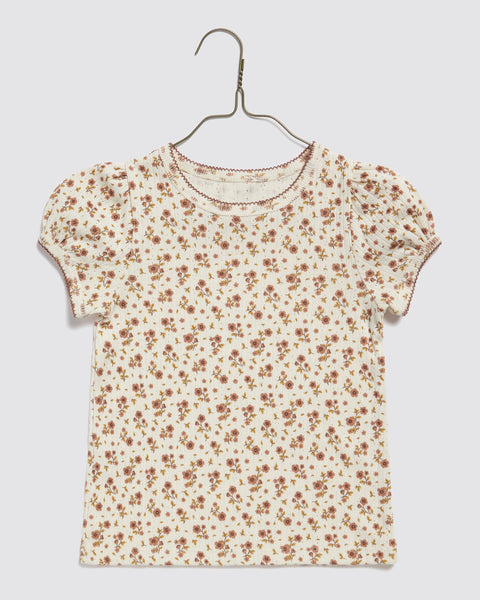 Little Cottons Pointelle Tee ~ Bronte Floral