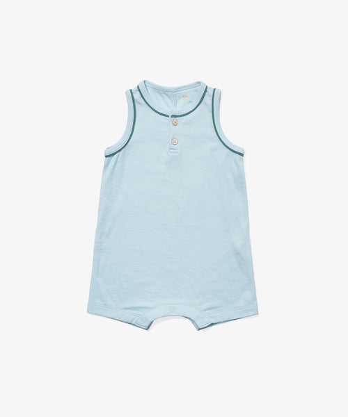 Oso & Me Lachlan Romper ~ Mist