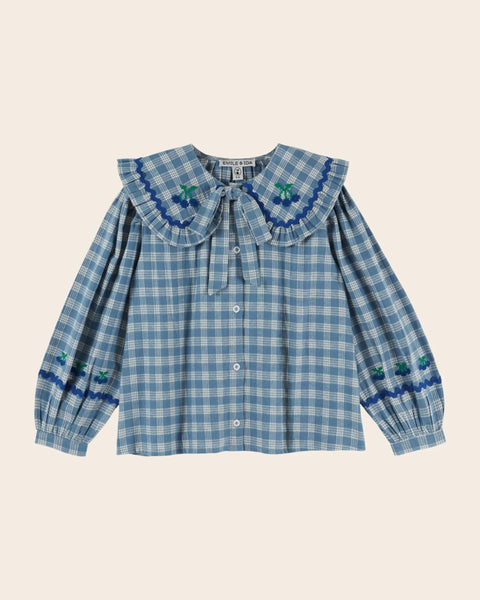 Emile at Ida Blouse ~ Carreaux Celestine