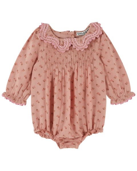 Emile at Ida Baby Romper ~ Rosemary