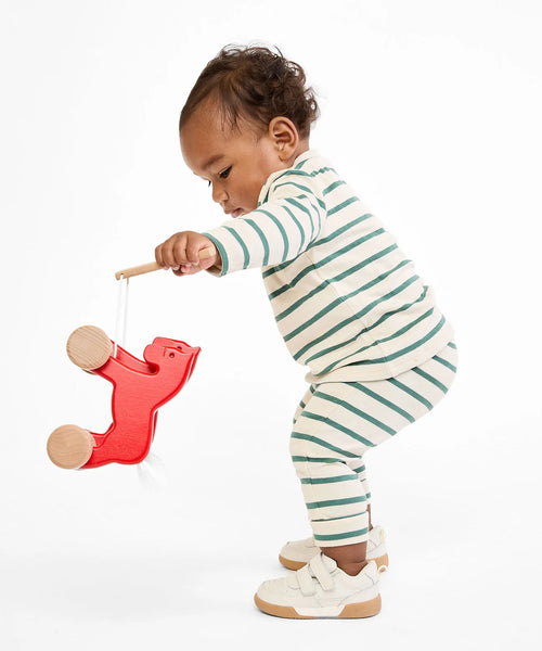 Oso & Me Andy Baby Leggings - Pine Stripe