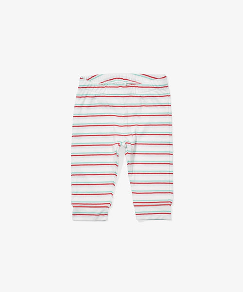 Oso & Me Andy Baby Leggings - Turq Triple Stripe
