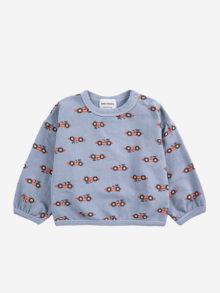 Bobo Choses Race Car All Over Sweatshirt