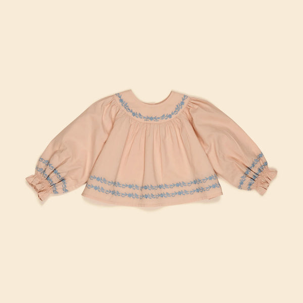 Apolina Baby Lola Blouse - Dried Rose