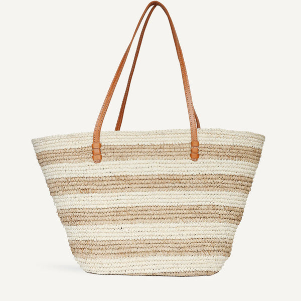 Bembien Bieno Tote ~ Cream Stripe