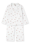 Sleepy Doe Girls Blouse & Wide Trouser Set ~ Cherries