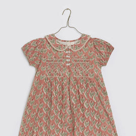 Little Cottons Organic Elizabeth Smocked Dress ~ Summer Jam