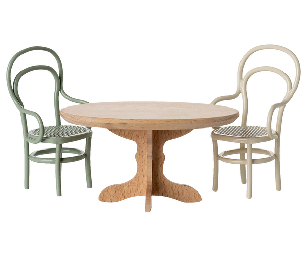 Maileg Oval Dining Table ~ Mouse