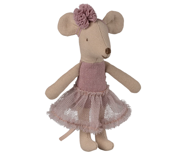 Maileg Little Sister Ballerina Mouse ~ Heather
