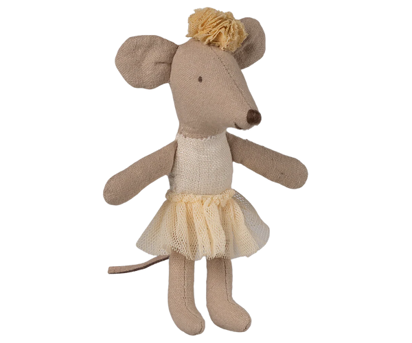 Maileg Ballerina Mouse, Little sister - Off White