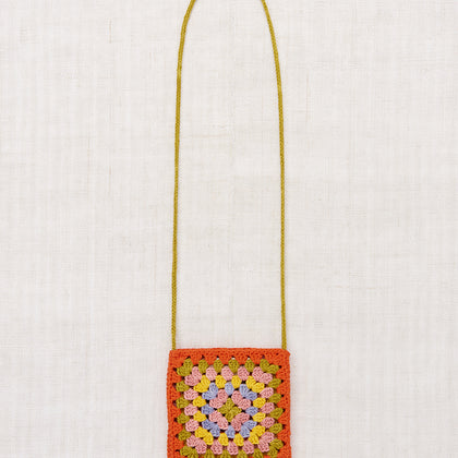 Misha & Puff Crochet Big Square Bag ~ Poppy