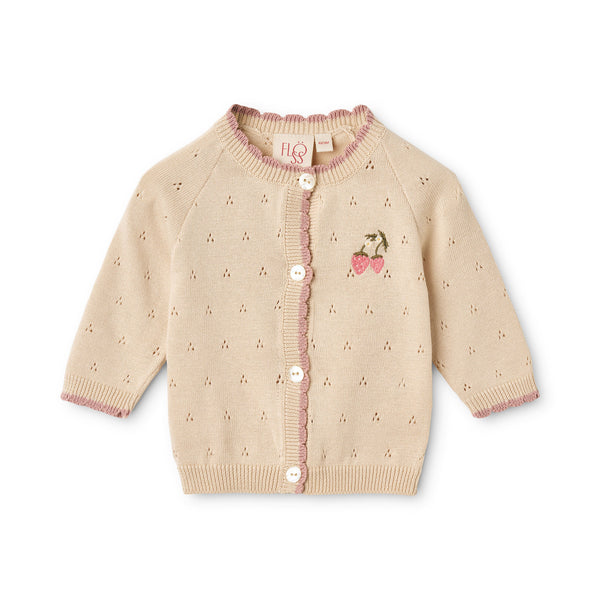 Floss Audrey Knit Cardigan Set ~ Soft White