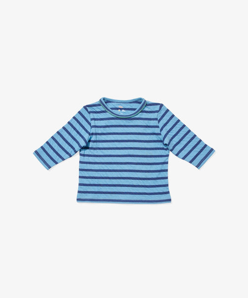 Oso & Me Baby Edward Tee ~ Ocean Stripe