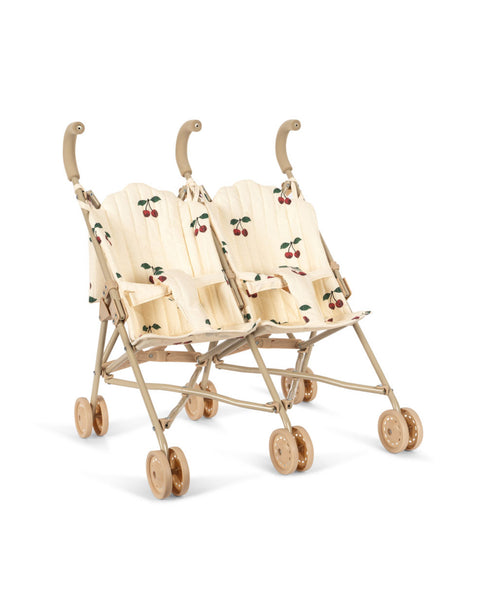 Konges Double Doll Stroller ~ Verona Blues
