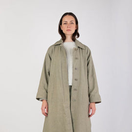Micaela Greg Faded Olive Trench