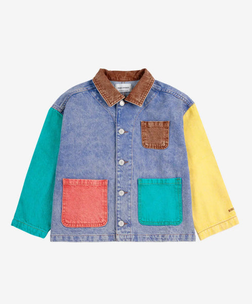 Bobo Choses Color Block Denim Jacket