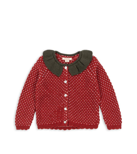 Konges Strawberry Cardigan