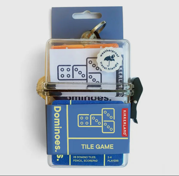 Kikkerland Travel Domino Game