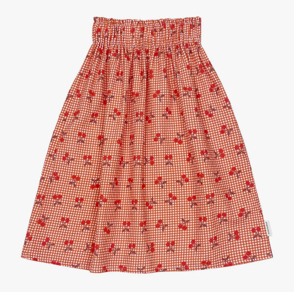 Piupiuchick Long Skirt ~ Red Check