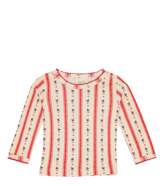 Floss Fresa Jersey Basic Blouse ~ Noelle Stripe