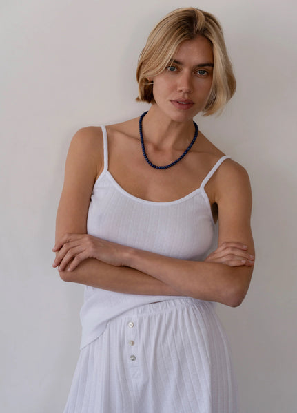 Donni Pointelle Cream ~ White