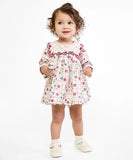 Oso & Me Gigi Baby Dress ~ Pomegranante Parade