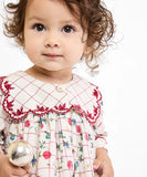 Oso & Me Gigi Baby Dress ~ Pomegranante Parade