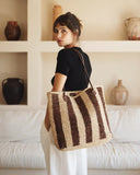 Bembien Francoise Tote ~ Brown Stripe