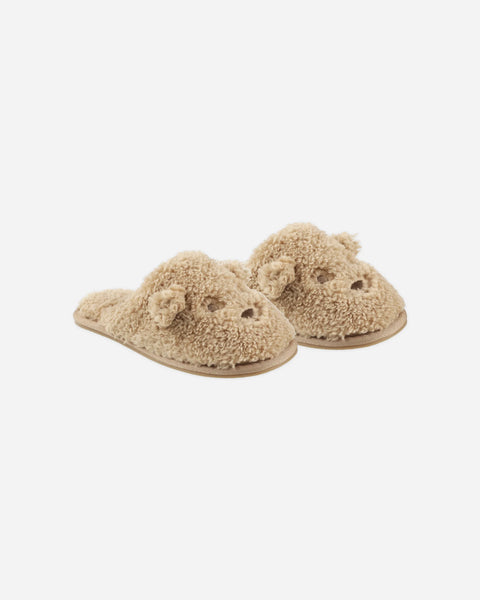Rylee & Cru Teddy Bear Slippers ~ Toffee