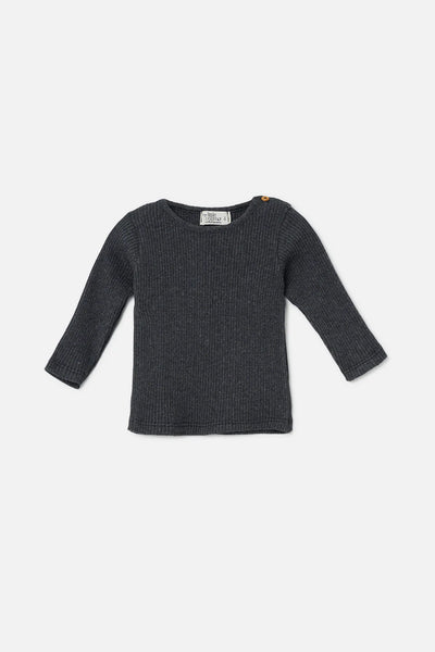Little Cozmo Baby Dark Soft Rib Top