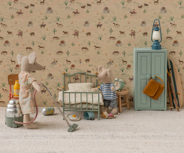 Maileg Vintage Bed, Mouse ~ Mint