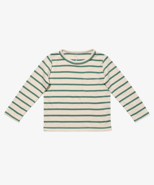 Oso & Me Edward T-Shirt ~ Pine Stripe