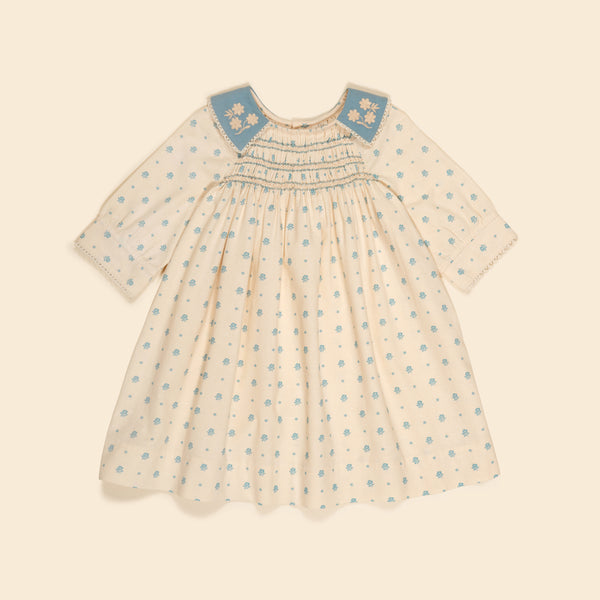Apolina Willow Smock Dress ~ Meadow Calico