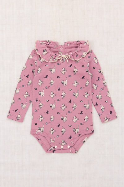 Misha & Puff Baby Pattie Onesie ~ Rose Cat & Mouse