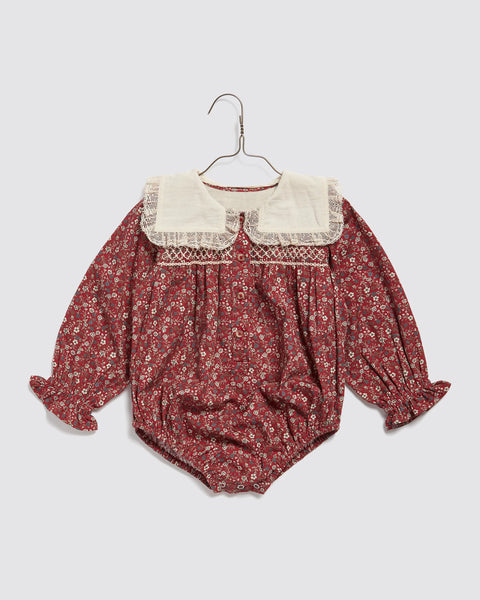 Little Cottons Emilie Romper ~ Clove Floral