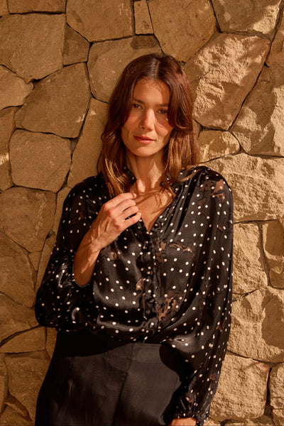 Natalie Martin Iris Top - Midnight Burnout