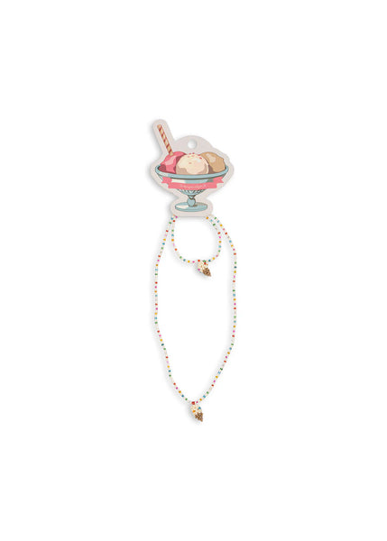 Konges Ice Cream Necklace and Bracelet