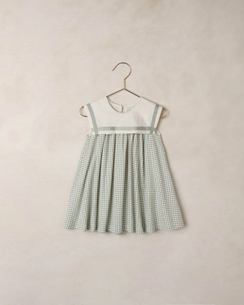 Noralee Daisy Dress ~ Eucalyptus Stripe