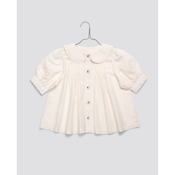 Little Cottons Gabriella Blouse - Cambric in Shell