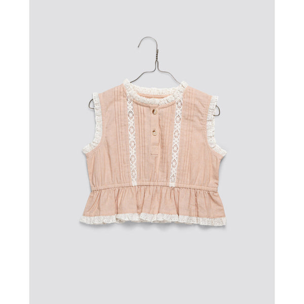 Little Cottons Fay Blouse - Powder