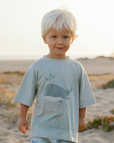 Rylee & Cru Relaxed Tee ~ Whales