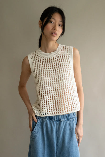 Micaela Greg Cream Juna Tank