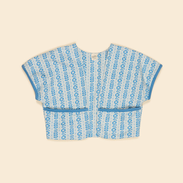 Apolina Irena Shrug Jersey - Nordic Floral Jacquard